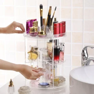 360 rotating cosmetic storage rack1