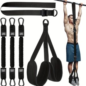 5 pack adjustable pull up resistance bands set