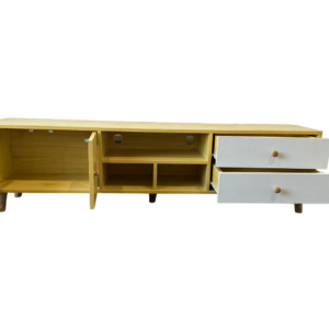 two doors, two drawers wooden tv cabinet